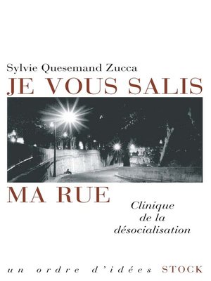 cover image of Je vous salis ma rue